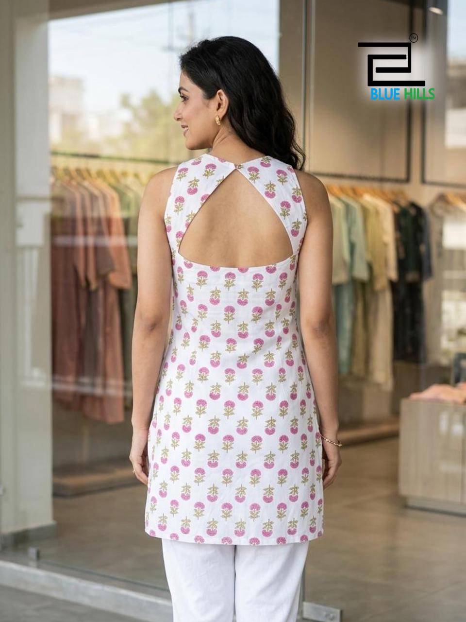  QUEEN vol-3 By Blue Hills 3001 to 3006 Series Designer Stylish Wear & casual Wear Collection pure cotton tops At Wholesale Price